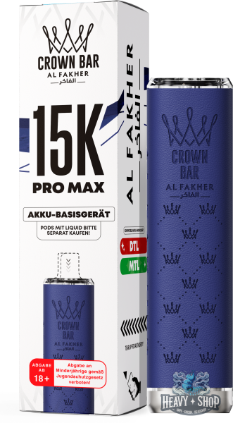 Al Fakher | Basisgerät | 15K Pro Max Blue