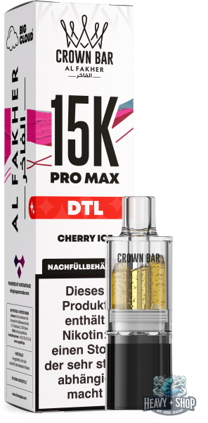Al Fakher | DTL Pod | 15K Pro Max | Cherry Ice | 6mg/ml