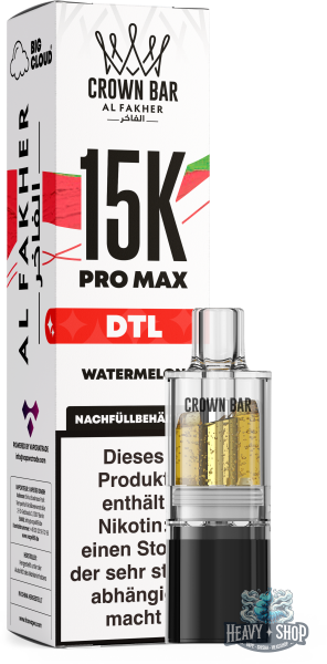 Al Fakher | DTL Pod | 15K Pro Max | Watermelon | 6mg/ml