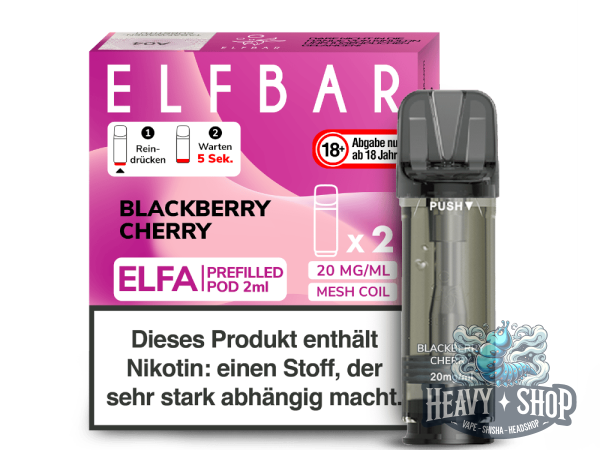 Elfa | Pod | Blackberry Cherry | 20mg/ml | 2 Stück