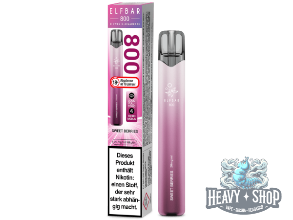 elfbar elfa master akku Elfbar 800 – Mad Blue – Einweg Vape main image 1