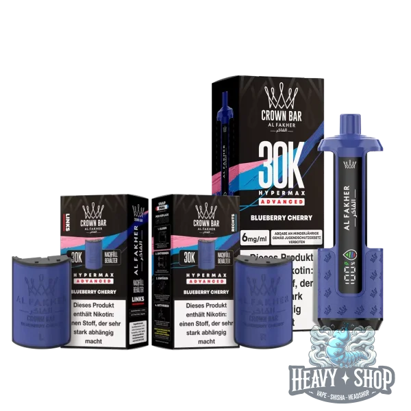 Al Fakher | 30K Hypermax Advanced | Blueberry Cherry
