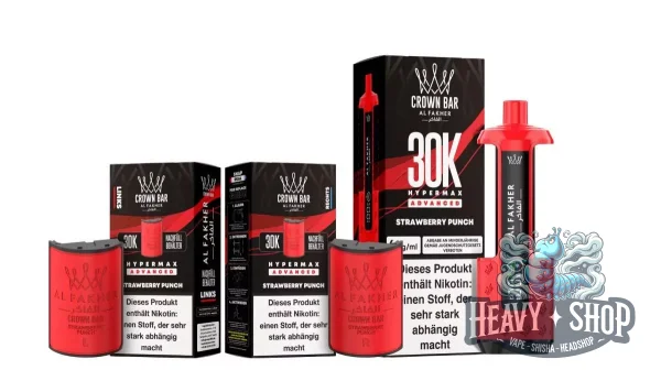 Al Fakher | 30K Hypermax Advanced | Strawberry Punch