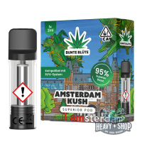 Bunte Blüte | 95% Superior Pod | Amsterdam Kush | 2ml