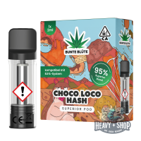Bunte Blüte | 95% Superior Pod | Choco Loco Hash | 2ml