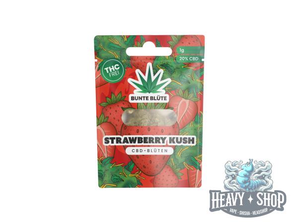 Bunte Blüte | CBD Blüte | Strawberry Kush | 1g