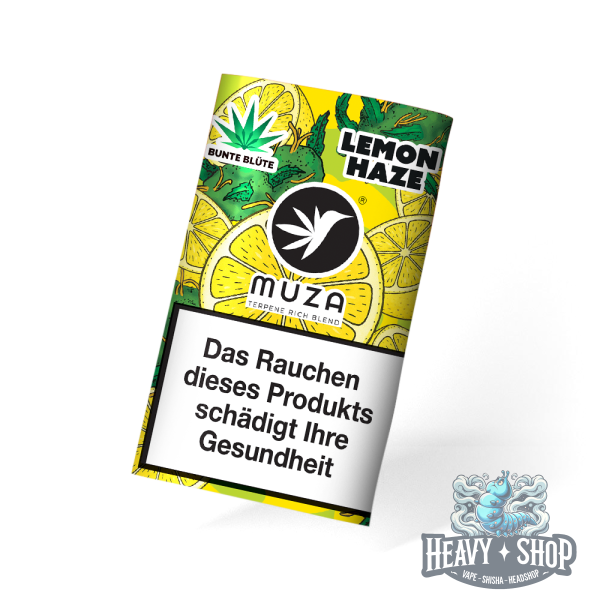 Bunte Blüte x Muza | Lemon Haze | Kräutermischung nikotinfreier Tabakersatz | 10g