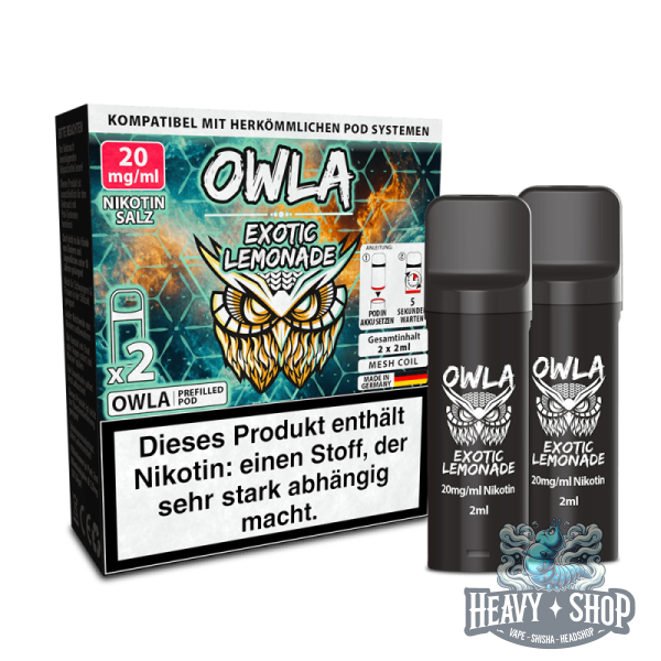 OWLA | Pod | Exotic Lemonade | 20mg/ml | 2 Stück
