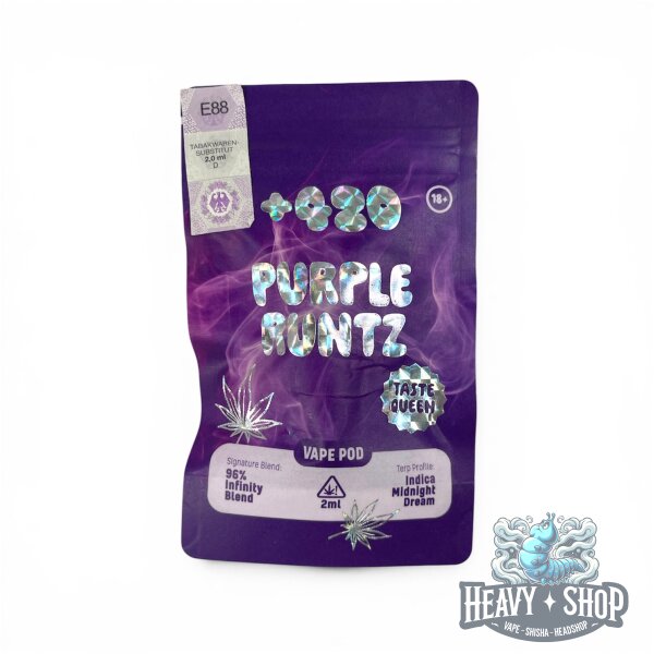+420 | 96% Infinity Blend | Purple Runtz Pod | 2ml