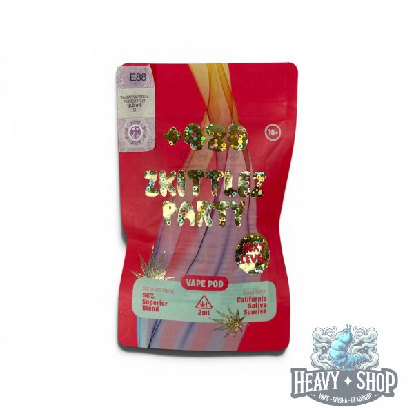 +420 | 96% Superior Blend | Zkittlez Party Pod | 2ml