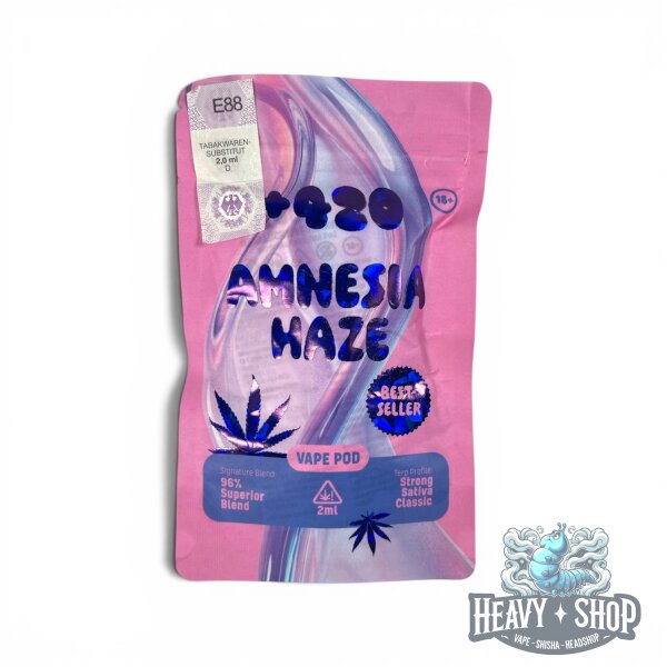 +420 | 96% Superior Blend | Amnesia Haze Pod | 2ml