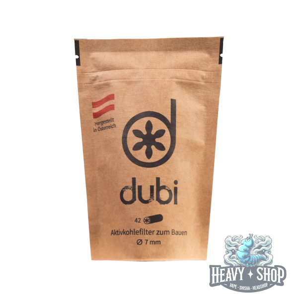 Dubi | Aktivkohlefilter | Slim Size 7mm | 42 Stück