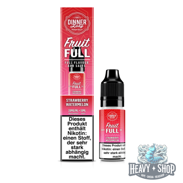 Dinner Lady | Fruit Full | Strawberry Watermelon | 10ml