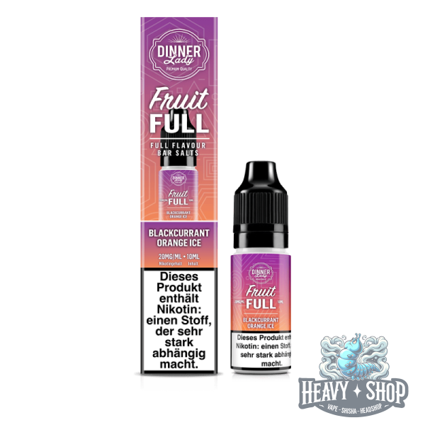 Dinner Lady | Fruit Full | Blackcurrant Orange Ice | 10ml