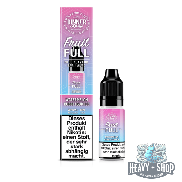 Dinner Lady | Fruit Full | Watermelon Bubblegum Ice | 10ml
