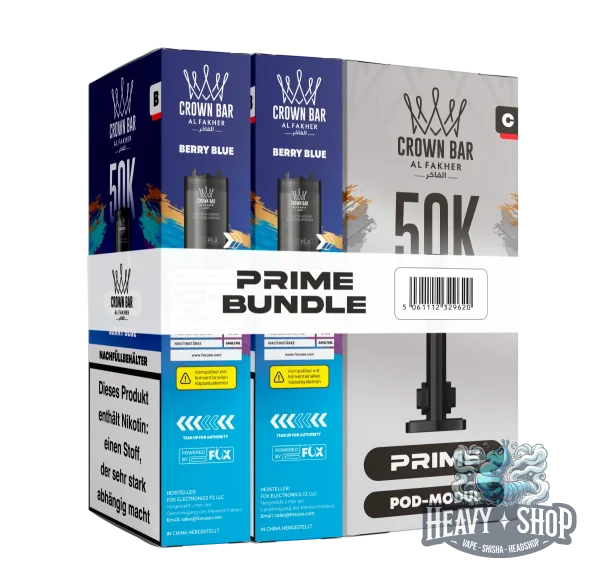 Al Fakher | 50K Hypermax Prime | Berry Blue | Pod Bundle