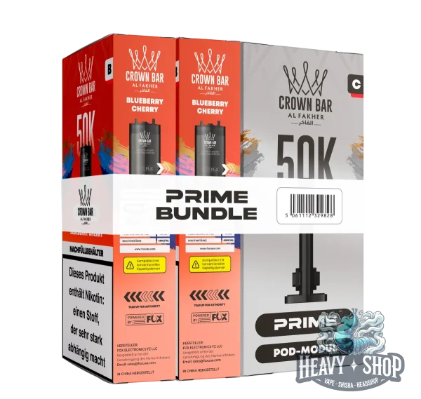 Al Fakher | 50K Hypermax Prime | Blueberry Cherry | Pod Bundle