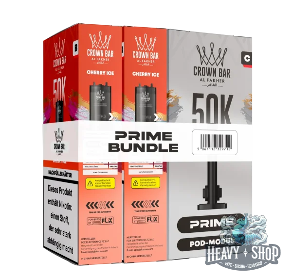 Al Fakher | 50K Hypermax Prime | Cherry Ice | Pod Bundle