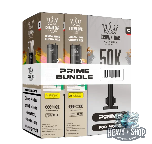 Al Fakher | 50K Hypermax Prime | Lemon Lime Cherry Fizz | Pod Bundle