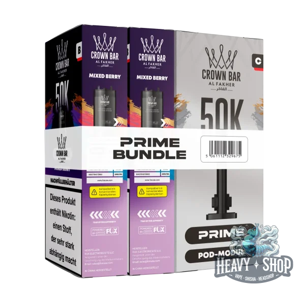 Al Fakher | 50K Hypermax Prime | Mixed Berry | Pod Bundle