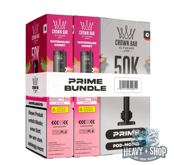 Al Fakher | 50K Hypermax Prime | Watermelon Cherry | Pod Bundle