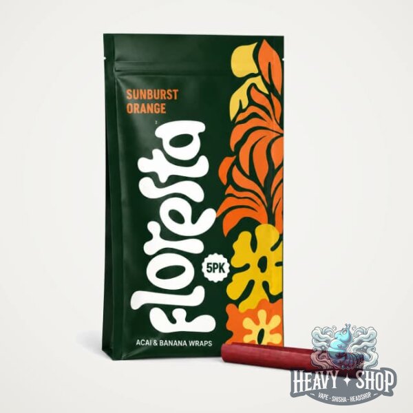 Floresta | Wraps | Sunburst Orange