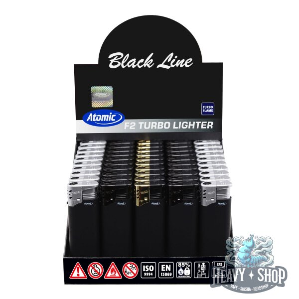 Atomic | Turbo Feuerzeug | Black Line