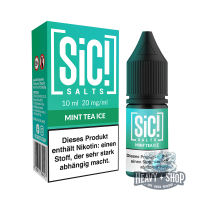 SiC! Salts | Nikotinsalz Liquid - Mint Tea Ice - 20mg - 10ml