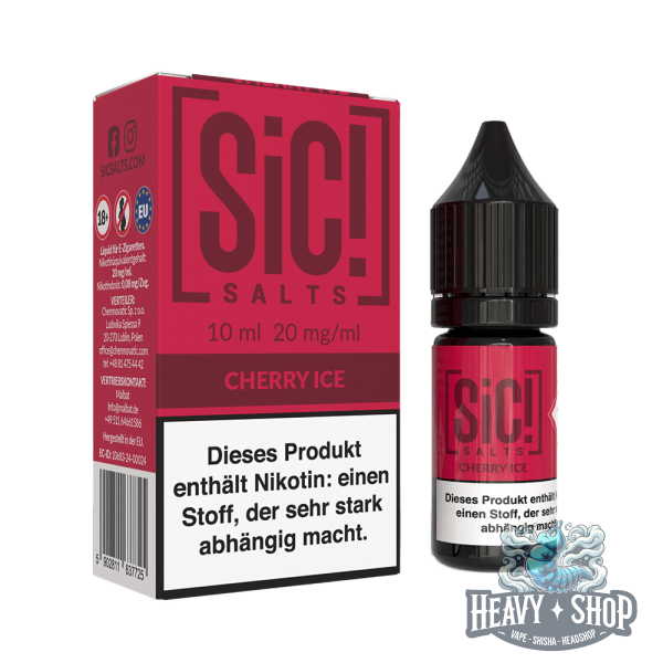 SiC! Salts | Nikotinsalz Liquid - Cherry Ice - 20mg - 10ml