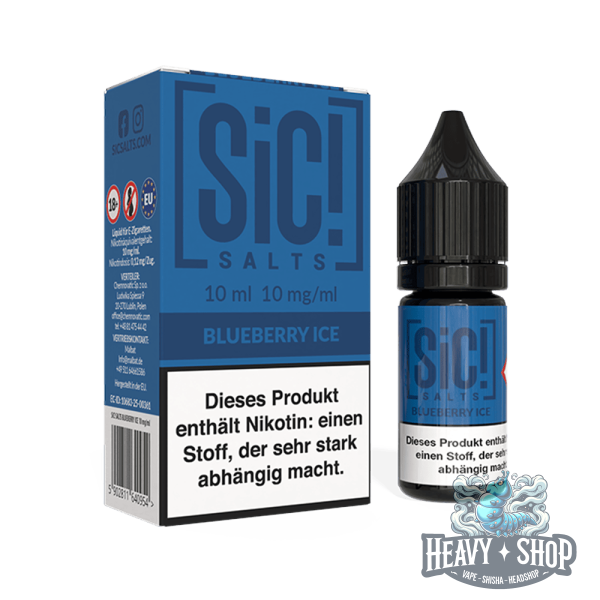 SiC! Salts | Nikotinsalz Liquid - Blueberry Ice - 10ml