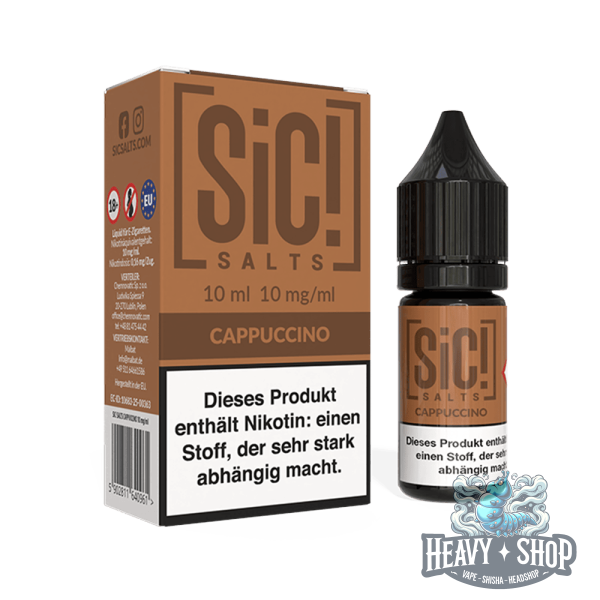 SiC! Salts | Nikotinsalz Liquid - Cappuccino - 10ml