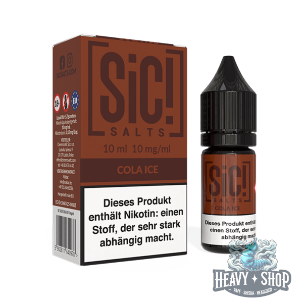 SiC! Salts | Nikotinsalz Liquid - Cola Ice - 10ml