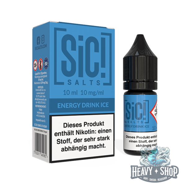 SiC! Salts | Nikotinsalz Liquid - Energy Drink Ice - 10ml