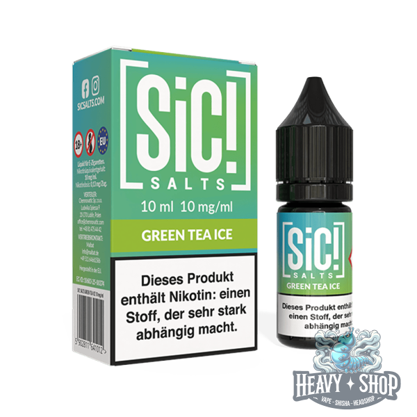 SiC! Salts | Nikotinsalz Liquid - Green Tea Ice - 10ml