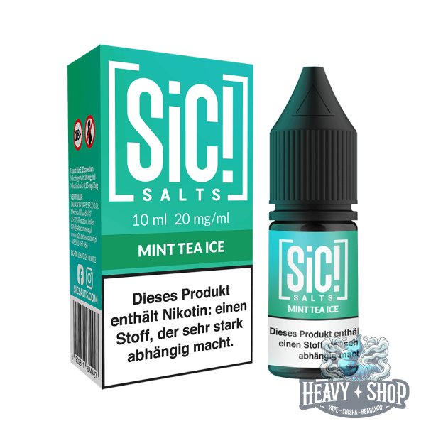 SiC! Salts | Nikotinsalz Liquid - Mint Tea Ice - 10ml