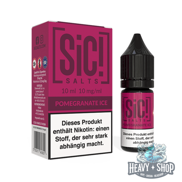 SiC! Salts | Nikotinsalz Liquid - Pomegranate Ice - 10ml