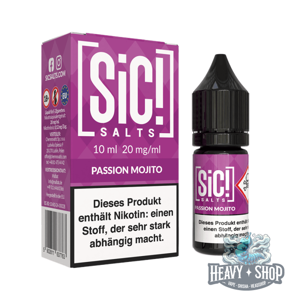 SiC! Salts | Nikotinsalz Liquid - Passion Mojito - 10ml