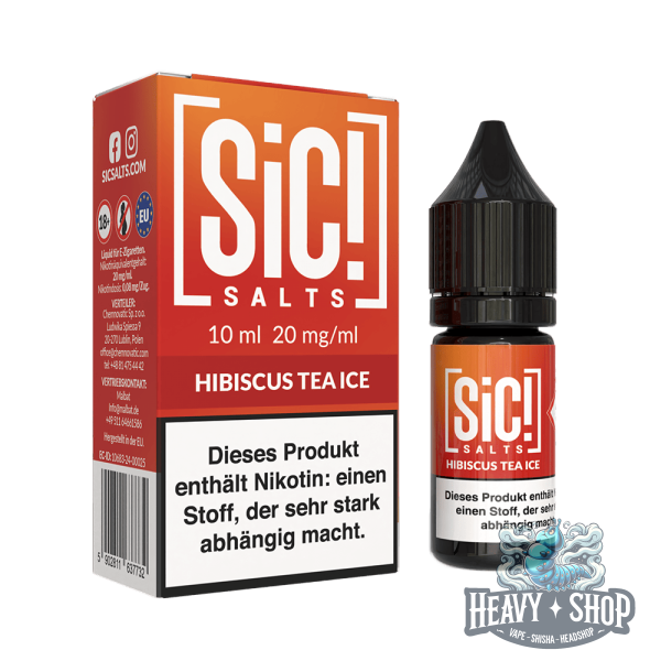 SiC! Salts | Nikotinsalz Liquid - Hibiscus Tea Ice - 10ml