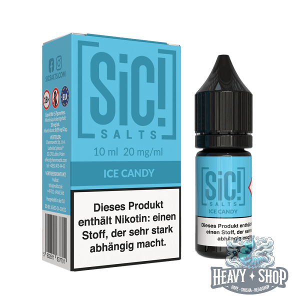 SiC! Salts | Nikotinsalz Liquid - Ice Candy - 10ml