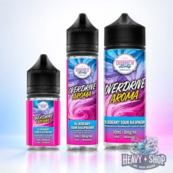 DINNER LADY | Overdrive Longfill Aroma - Blueberry Sour Raspberry - 5ml