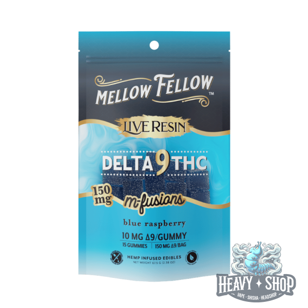 Mellow Fellow | Souvenir Gummies - Blue Raspberry - 15x10mg - 150mg