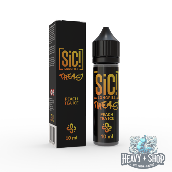 SiC! | Longfill Aroma - Peach Tea Ice - 10ml in 60ml Flasche