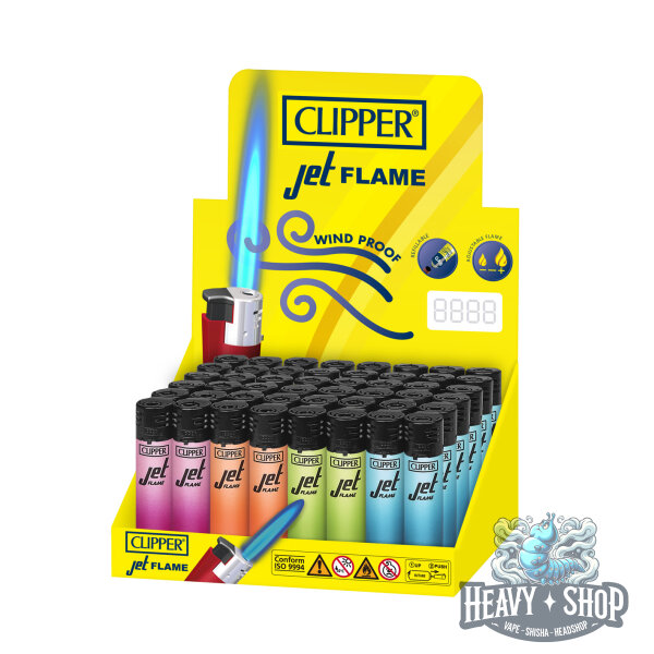 CLIPPER | Classic Large Jet Flame | Metallic-Gradient-#10