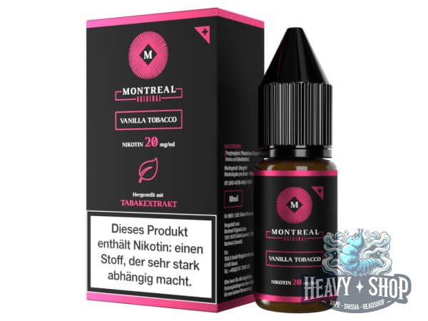 Montreal Original | Nikotinsalz Liquid - Vanilla Tobacco - 20mg - 10ml